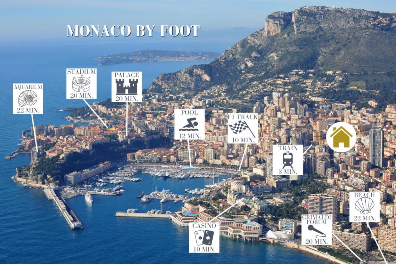 Monaco - Beautiful Apartment 6-8 People Beausoleil Exterior photo